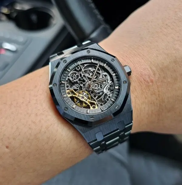 Audemars_piguet Royal Oak Skeleton Automatic Black-Black 