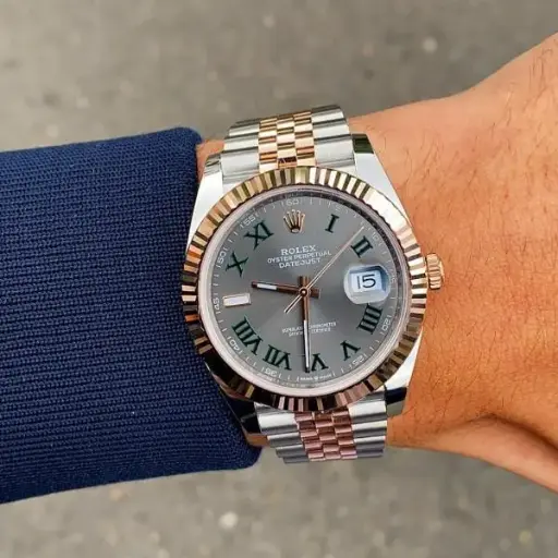 Rolex Oyster perpetual Date Just Automatic Copper